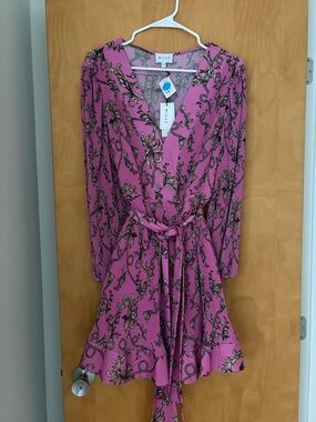 open lace back dress Millie Dress Lavender Ice main image 0
